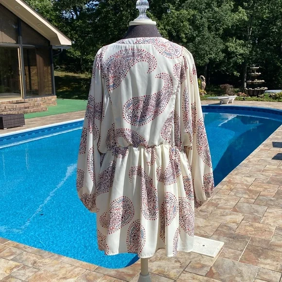 Paisley Print Tunic Top or Dress - Picture 4 of 6